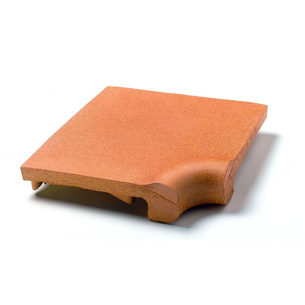 Skånsk Natural Terracotta Indre Hjørne Matt 33x33 cm